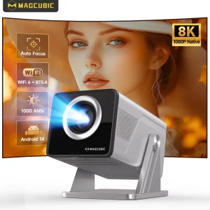 Magcubic X7 1080P 1000ANSI Android 14 Projecto