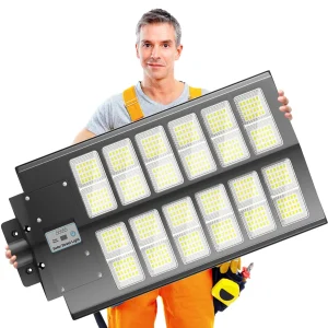 6000W Solar LED Flood Light with Motion Sensor