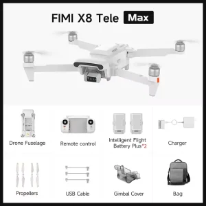 FIMI X8 Tele Max 4K Professional Camera Drone