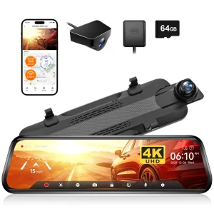 WOLFBOX G930 4K 10-Inch WiFi Dash Cam
