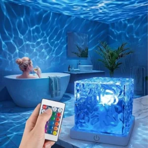 Rechargeable 16-Color Ocean Wave Projector Light