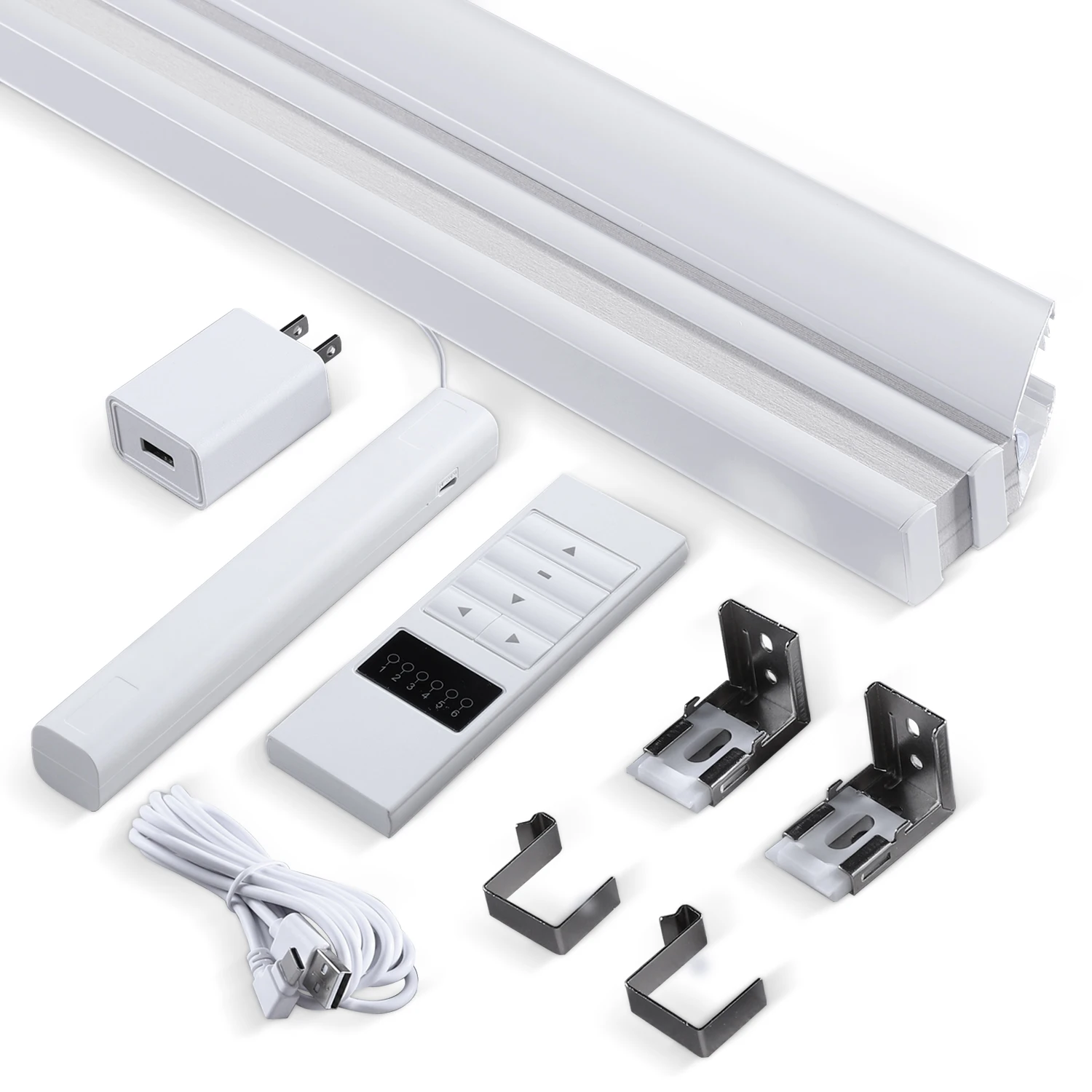 Motorized Angled Cellular Shades with Rechargeable Motor for Trapezoidal Triangular Polygonal Windows - Image 4