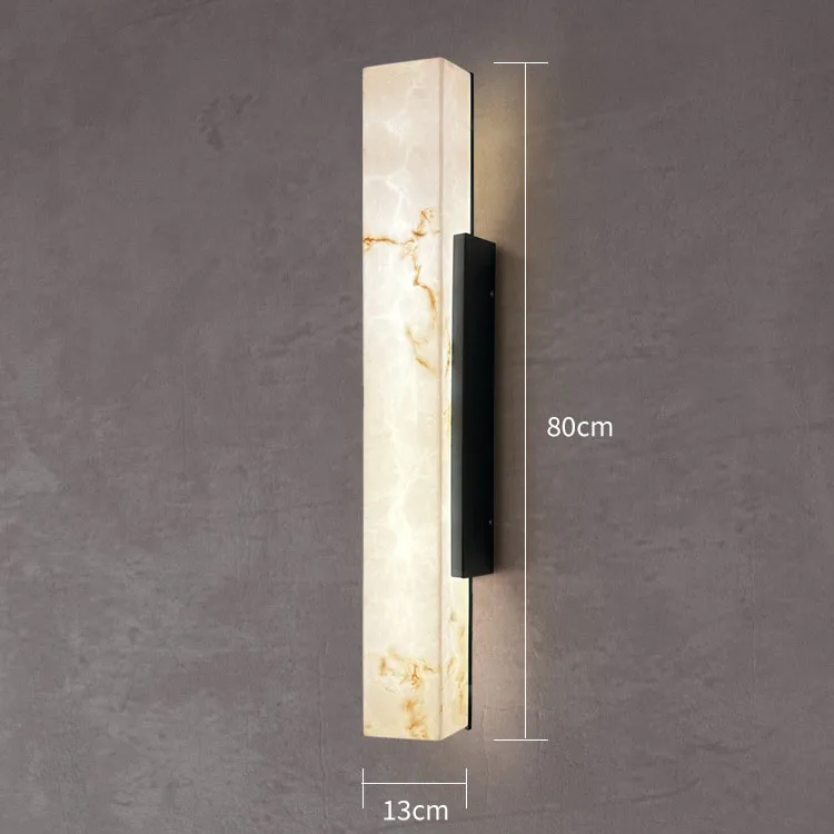 Modern Minimalist Outdoor Waterproof IP65 Lmitated Marble LED Wall Light AC85~265V Stainless Steel Porch Lamp For Street Adorn - Image 5