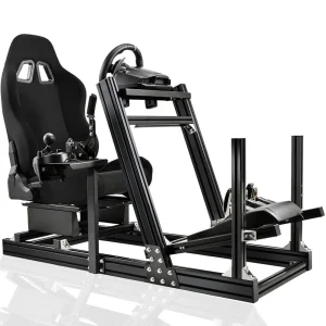 Proile Racing Simulator Cockpit with Seat, Adjusent, It or Thrusaster, or Anatec, or G29 GPro, Sim E 8040, Not Include St